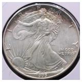 1995 SILVER EAGLE  GEM