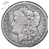 1900 O MORGAN DOLLAR F