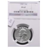 1959 NGC PF67 WASHINGTON QUARTER