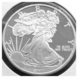 1 OZ .999 SILVER ROUND