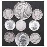 US SILVER COINS