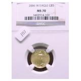 2006 W NGC MS70 5 $ GOLD EAGLE