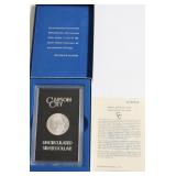 1884 CC CHOICE BU GSA MORGAN DOLLAR W BOX PAPERS