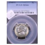 1944 S PCGS MS66 JEFFERSON NICKEL