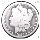 1880 O MORGAN DOLLAR AG