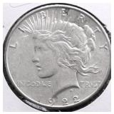 1922  S PEACE DOLLAR AU