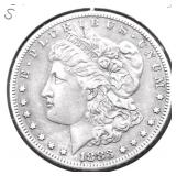 1883 S MORGAN DOLLAR VF