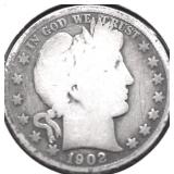 1902 BARBER HALF DOLLAR G