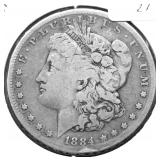 1884 S MORGAN DOLLAR G