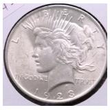 1923 CHOICE BU PEACE DOLLAR