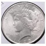 1923 CHOICE BU PEACE DOLLAR