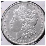 1896 MORGAN DOLLAR AU