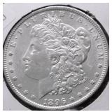 1896 MORGAN DOLLAR AU