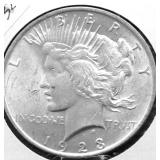 1923 CHOICE BU PEACE DOLLAR