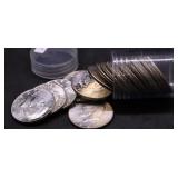 1967 GEM BU ROLL OF KENENDY HALF DOLLARS
