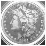 1901 O MORAN DOLLAR VF DETAILS