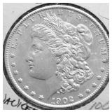 1902 S MORGAN DOLLAR AU+