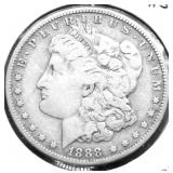 1888 O MORGAN DOLLAR VF
