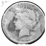 1922 S  PEACE DOLLAR  G