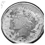 1922 PEACE DOLLAR XF DETAILS