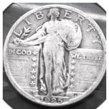 1925 STANDING QUARTER VF