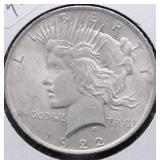 1922 PEACE DOLLAR XF