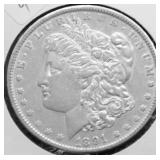 1891 MORGAN DOLLAR XF