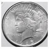 1923 CHOICE BU PEACE DOLLAR