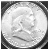 1952 CHOICE BU FRANKKLIN HALF DOLLAR