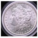 1882 CC CHOICE BU MORGAN DOLLAR