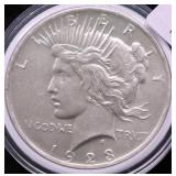1923 PEACE DOLLAR VF