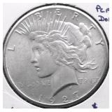 1927 CHOICE BU PEACE DOLLAR