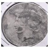 1935 S PEACE DOLLAR VG