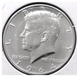 1964 PROOF KENNEDY HALF DOLLAR
