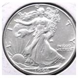 1944 CHOICE BU WALKING HALF DOLLAR