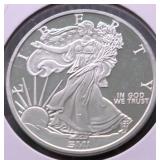 1 OZ .999 SILVER ROUND