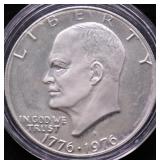 SILVER BICENTENNIAL IKE DOLLAR PROOF