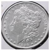 1896 MORGAN DOLLAR AU