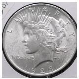 1923 CHOICE BU PEACE DOLLAR