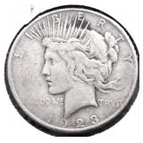 1923 S PEACE DOLLAR VG