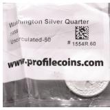 1958 GEM BU WASHINGTON QUARTER