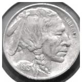 1913 TYPE 1 BUFFALO NICKEL CH BU