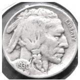 1930 BUFFALO NICKEL VF