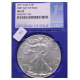 2017 NGC MS70 SILVER EAGLE
