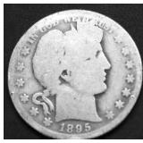 1895 O BARBER HALF DOLLAR G