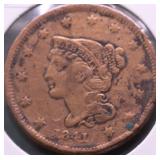 1841 LARGE CENT CULL