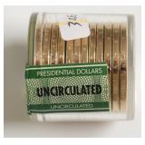 10 GEM BU PRESIDENT DOLLARS