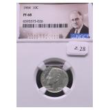 1964 NGC PF68 ROOSEVELT DIME