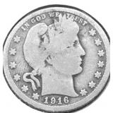 1916 BARBER QUARTER G