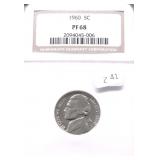 1960 NGC PF69 JEFFERSON NICKEL